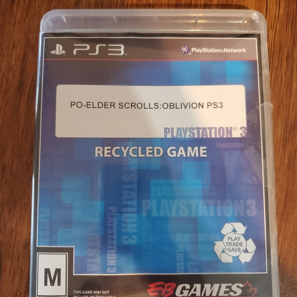 3 for 15$ - PS3 - Elder Scrolls Oblivion